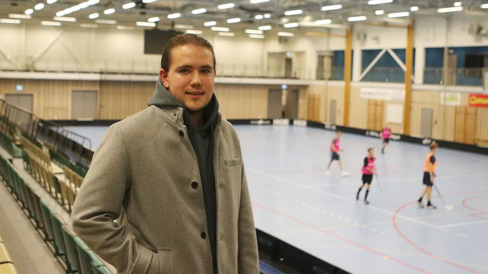 Simon Bitterli flyttade i september från Schweiz till Norrköping för att spela för Åby Oilers. 