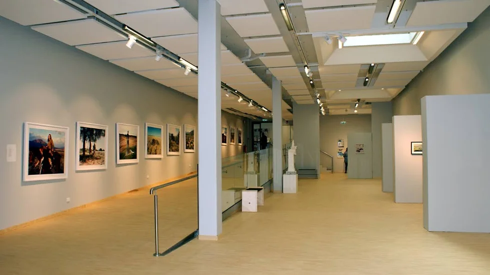 Piteås nya Konsthall, 250 kvadratmeter utställningsyta.