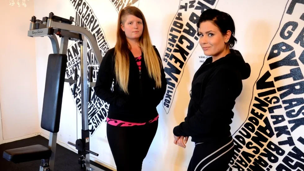 Hög medelålder. Moa Pahikka-Aho och Johanna Nilsson ser både för och nackdelar med att bo i en kommun med en äldre befolkning.