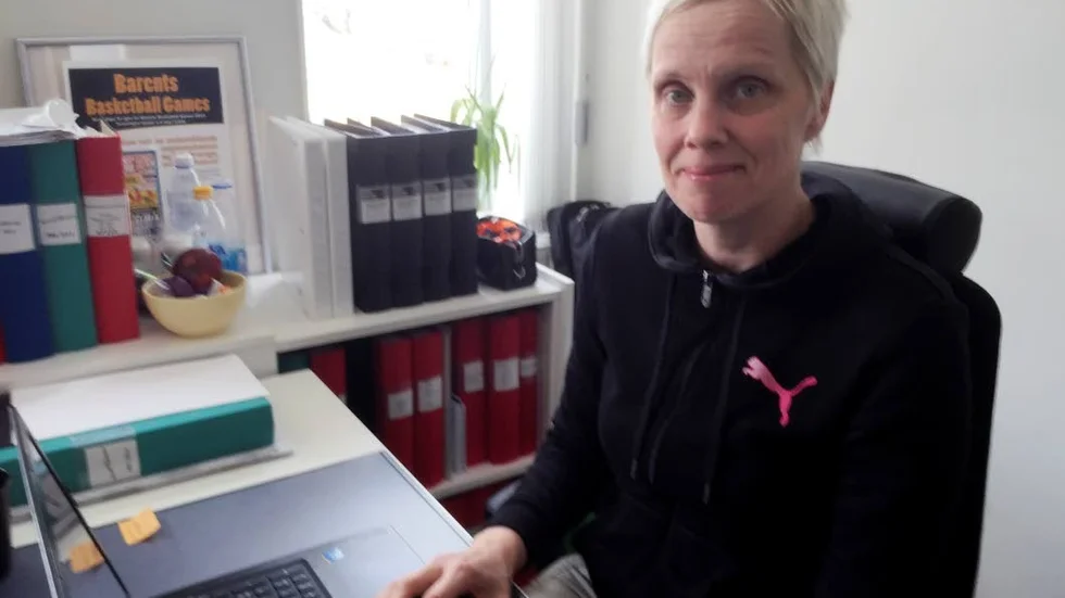Tävlingsledaren. Anna Lodén, Luleå Basketcentrum.