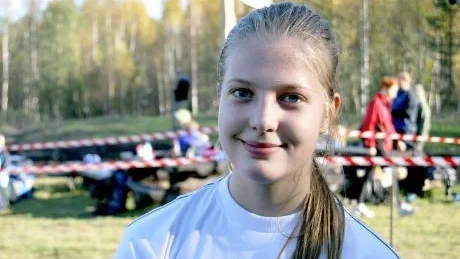 LYCKAD SÄSONG. Isabel Salén, OK Renen, har haft en kanonsäsong med framskjutna placeringar - bland annat på USM. Foto: Anton Olofsson