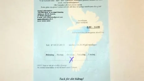 BREVLÅDAN. Lapparna med uppmaningen att skänka kläder och saker till Litauen har lämnats i Kalixbornas brevlådor under veckan.