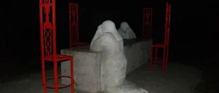 Samisk skulpturpark på stabil grund
