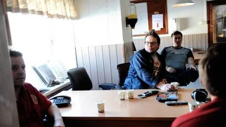 FÖRSTAVALET. Urban Marklund, Jörgen Johansson och John Rönnbäck vill ha ett nytt avtal utan strejk.