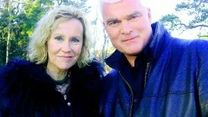 Foto: TV4 Lasse Bengtsson fick den första riktiga tv-intervjun med Agnetha Fältskog sedan 1980-talet. Den sänds i TV4 på lördag.