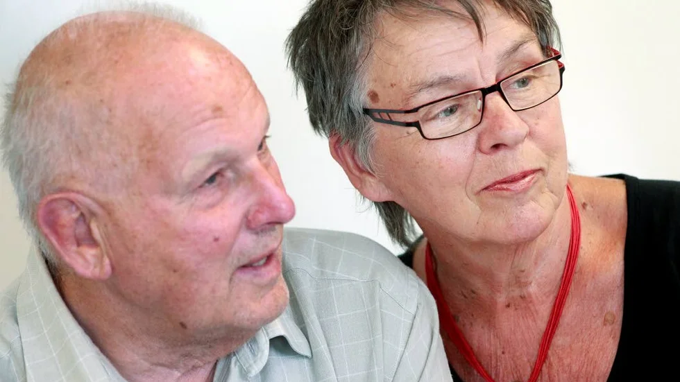 Glädje. "Det känns underbart att Pelle och de andra dementa får gå till Gläntan även efter tisdag nästa vecka" säger Wiwi Heggblad.