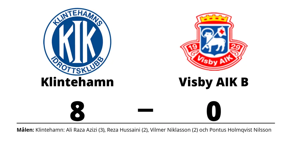 Klintehamns IK vann mot Visby AIK B