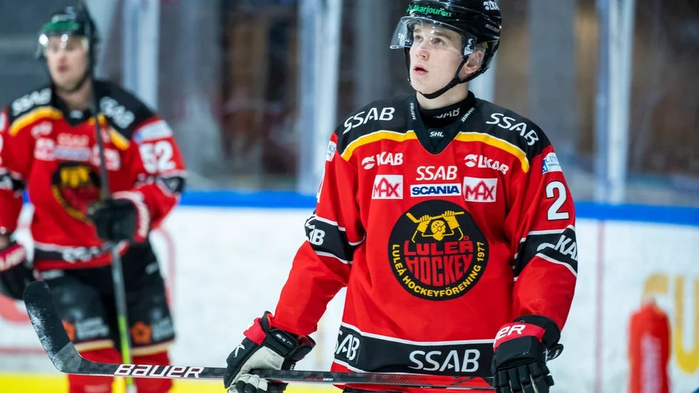 Nils Lundqvist, här i Luleås matchtröja, spelar nästa säsong för Dallas. Arkivbild.