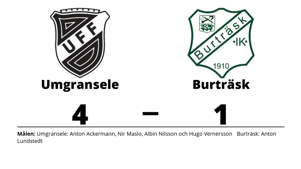 Umgransele Fotboll vann mot Burträsk IK