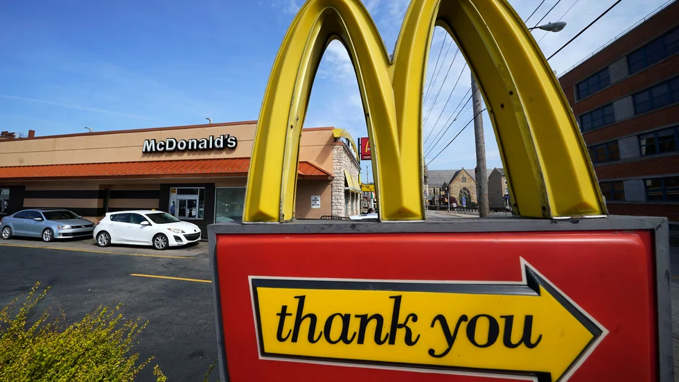 En McDonalds-restaurang i Pittsburgh, USA. Arkivbild.