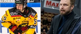 Tränarens besked efter backens otäcka fall – landade på skridskospets 
