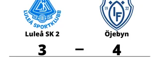 Öjebyn slog Luleå SK 2 med uddamålet