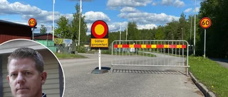 Industrigatan fortsatt avstängd hela oktober: "Bjudits på lite utmaningar"