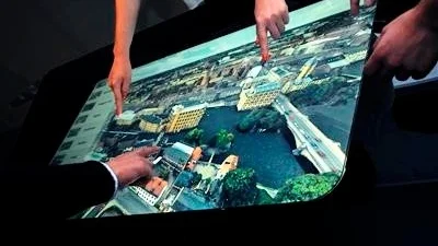 Visualiseringsbordet blir ett effektivt verktyg i bland annat stadsplanering.