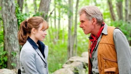 Rachel McAdams som Becky Fuller och Harrison Ford i rollen som Mike Pomeroy i Morning Glory.