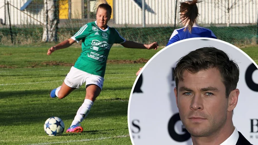 Älvsbytjejen Elvira Nordström, som spelat i ÄIF:s damlag, är just nu på resa i Australien. Det var när hon lämnat in bilder för framkallning som hon fick världsstjärnan Chris Hemsworths privata bilder, istället för sina egna.