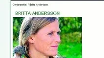 Centerns Britta Andersson har hamnat i blåsväder. Hon har använt Swedish Meats kuvert och adresslistor för att sprida sin personvalskampanj.