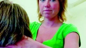 Malin Kedbrant berättar att den öppna sjukgymnastmottagningen leder till kortare väntetider och kortare sjukskrivningar.
Foto: Titti Olovsson