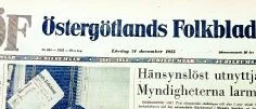 Tre särskilda år för Folkbladet