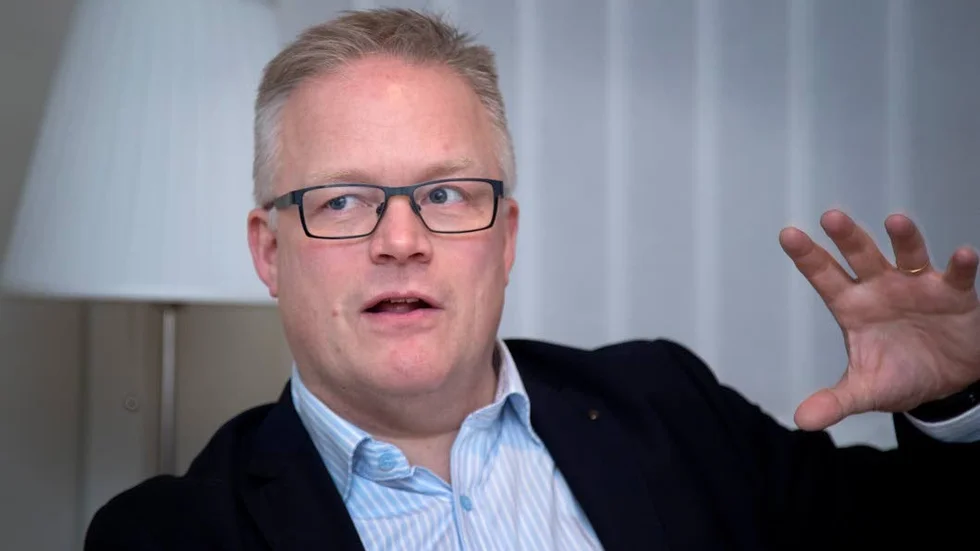 Johan Wirtala besökte skreden i Lillpite på onsdagen. (Arkivbild)