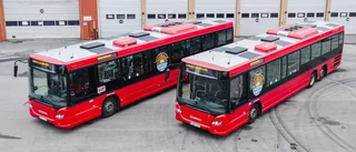 De är först i Sverige med solcellshybridbussar i stadstrafik