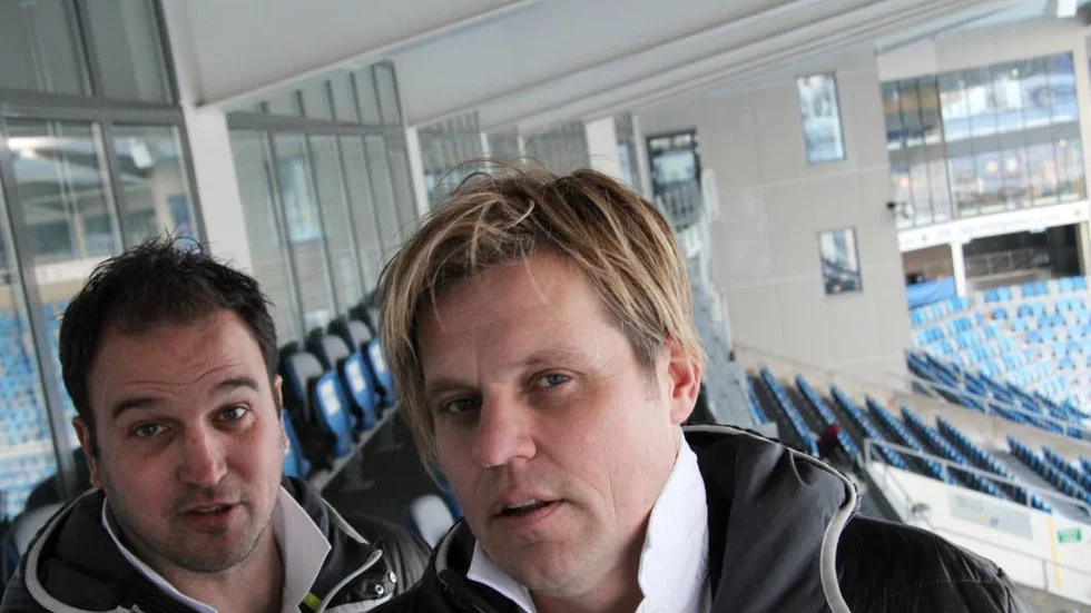 Mårten Jacobsson (höger) jobbar i medvind för tillfället.