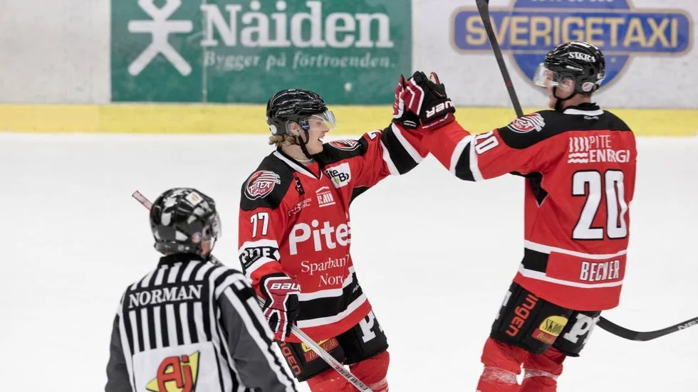 Isak Pantzare passade till Piteås mål.