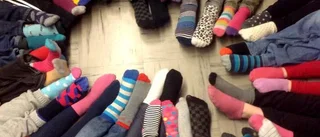 Många rockade sockorna