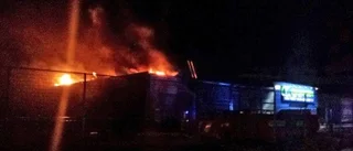 Stor brand på Elgiganten