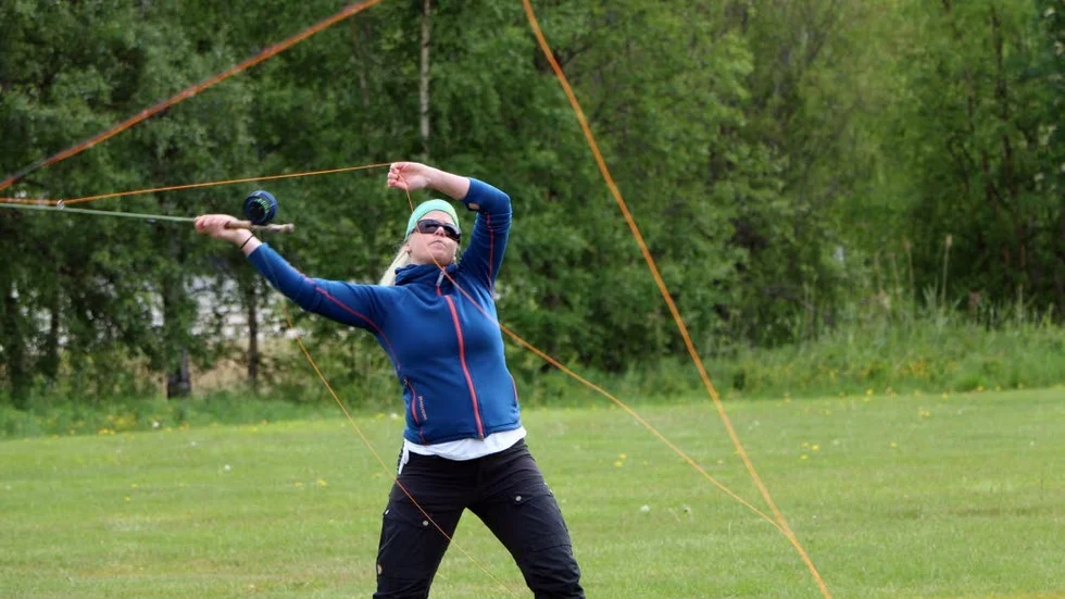 Piteås flugkastare dominerade i nordiska mästerkapen. Inte minst Anna Hedman som tog tre guld och två silver. (Arkivbild)