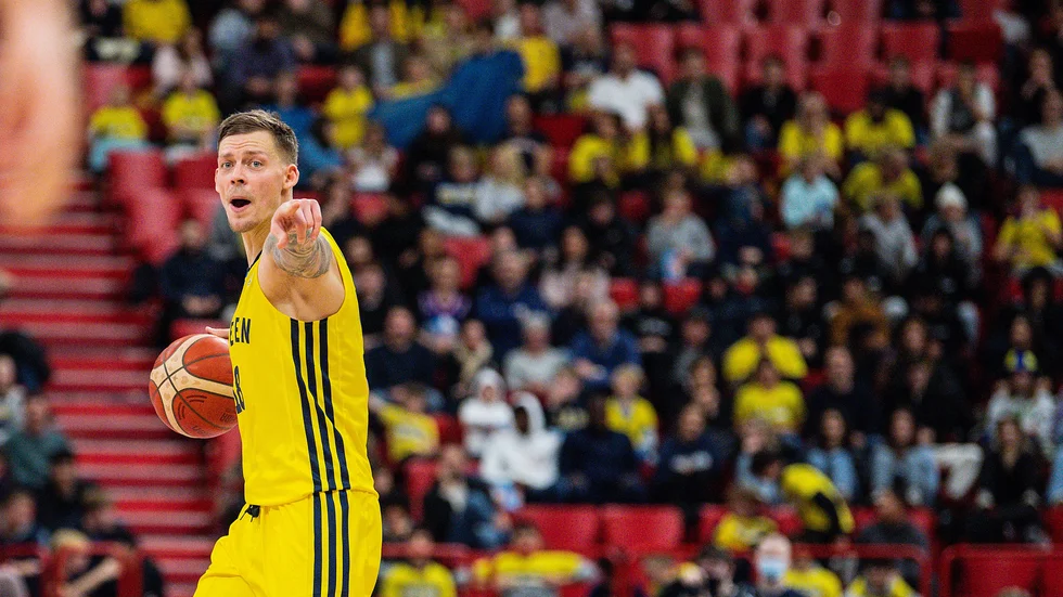 Viktor Gaddefors spelar för Uppsala basket ikväll. 