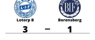 Förlust för Borensberg i seriefinalen mot Lotorp B