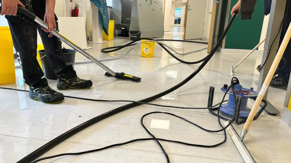 Vårdcentralen Gallerian fick stängas efter en vattenläcka till följd av skadegörelse i onsdags.