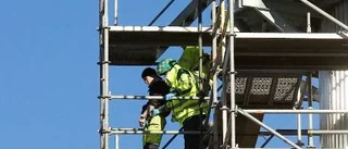 Svimmade på 45 meters höjd