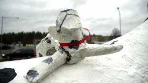 Nytillskott hos dalmatinern vid Statoil. Foto: Ann Björling