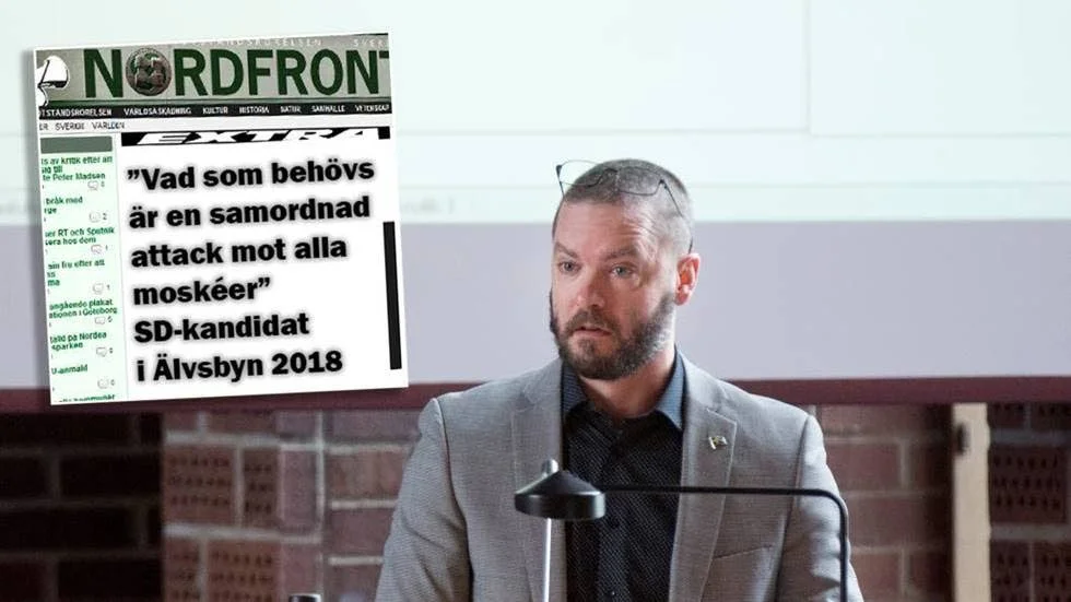 En SD-kandidat på valbar plats i Älvsbyn ville se en "samordnad attack" mot moskéerna. Nu utesluts han från partiet. "Helt oacceptabla åsikter", säger Robert Håkansson, distriktsordförande.