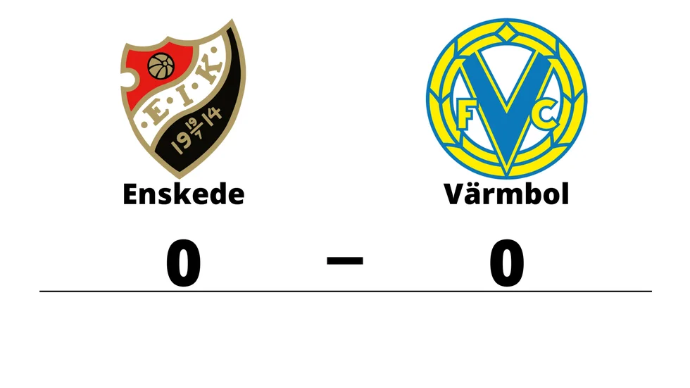 Enskede IK spelade lika mot Värmbols FC