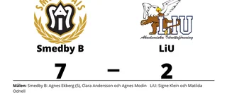 Agnes Ekberg fixade segern för Smedby B