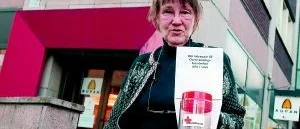 Nu jobbar Röda Korset för högtryck