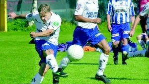 "Drutten" och Gena? Nä, men Kent Lundqvist och Tor-Arne Fredheim, två gamla (nåja) IFK-hjältar i Hirdcupen. En turnering man faktiskt tog hem efter finalsegern mot Lindö.
FOTO:JANNE FORSBY