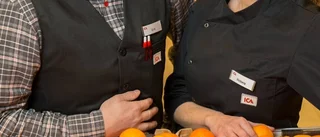 Victoria skänkte matkassar