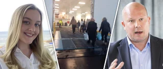 Resenärer får gå av via bildäck – Risberg förklarar