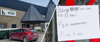 Restaurangen tvingades stänga: "Nu gör vi en upprustning"