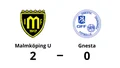 Gnesta föll – 0-2 mot Malmköping U