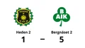 Seger för Bergnäset 2 mot Heden 2 efter drömstart