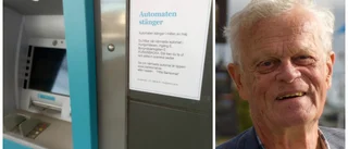 Bankomat talar med dubbla tungor om kontanterna