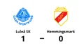 Förlust för Hemmingsmark mot Luleå SK med 0-1