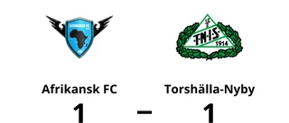 Kryss för Torshälla-Nyby efter Simon Gustafssons 1-1-mål