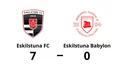 Målfest när Eskilstuna FC krossade Eskilstuna Babylon