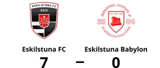 Målfest när Eskilstuna FC krossade Eskilstuna Babylon